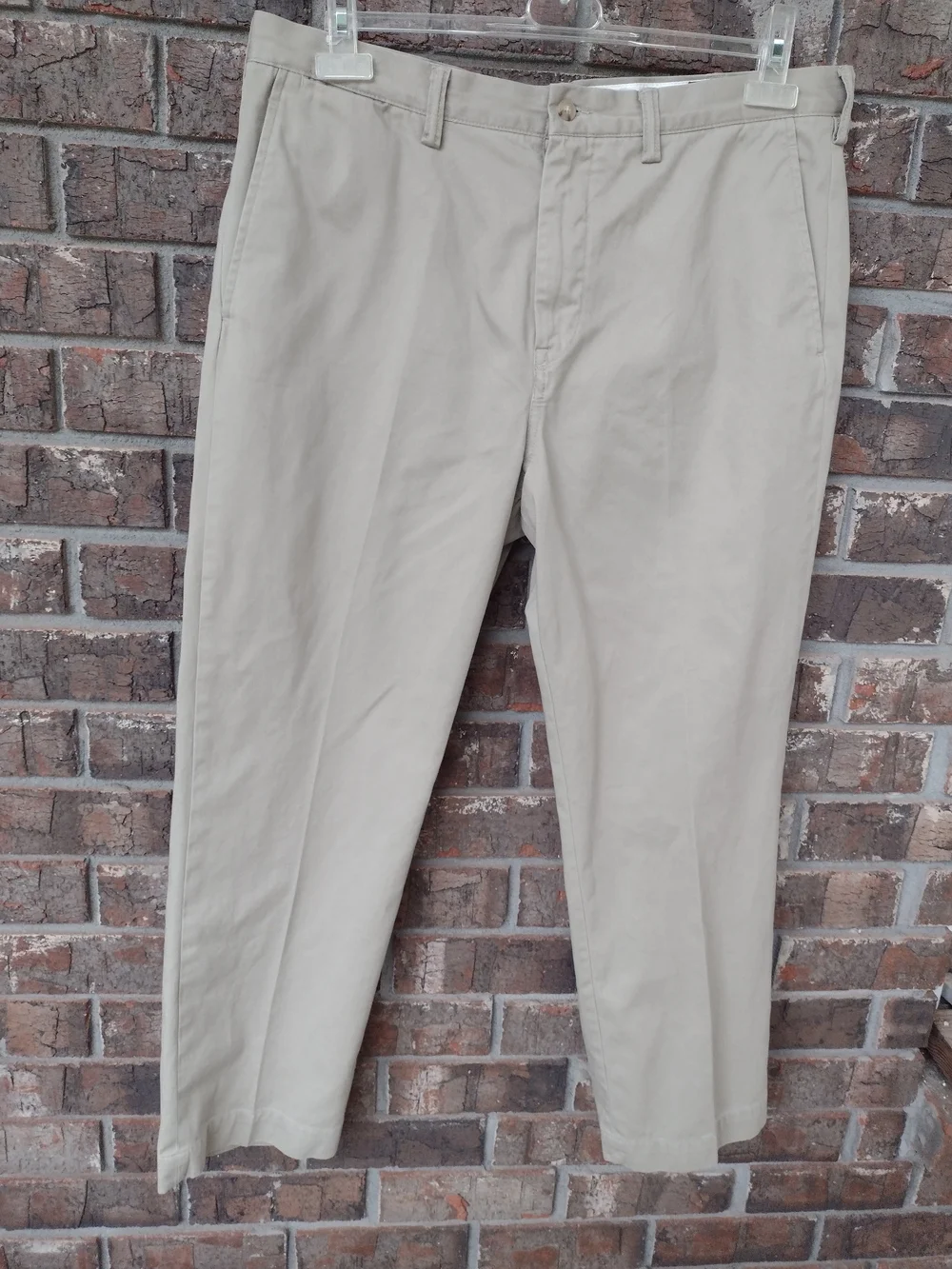Polo Ralph Lauren Chino Pants Men's 36x29 Khaki Classic Fit Cotton Twill Career